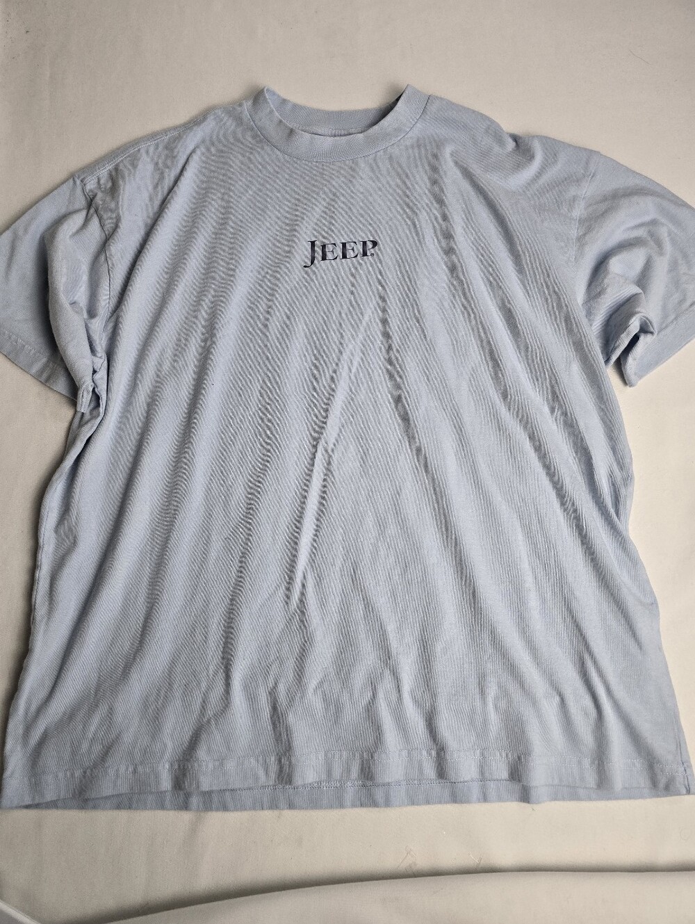 American Eagle Jeep Boxy Tee Object In Mirror Graphic Tshirt Size M
